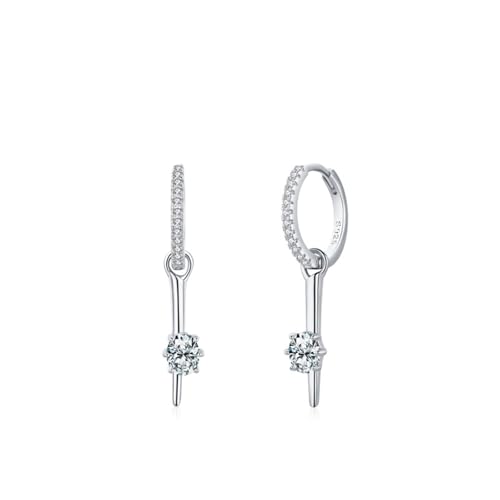 Earrings For Women, Silber Ohrringe Damen Hängend Rund mit Zirkonia 925 Silber Geshenke Frauen für Geburtstag Earrings For Women, Silber Ohrringe Damen Hängend Rund mit Zirkonia 925 Silber Geshenke Frauen für Geburtstag von Aotiwe