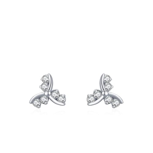 Ohrhänger Silber 925 Set, Ohrringe Set Silber Geometrisch mit Zirkonia Geschenk Beste Freundin von Aotiwe