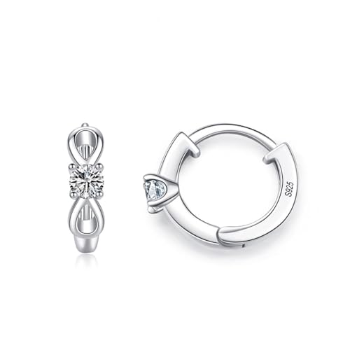 Ohrringe Silber 925 Damen, Silber Ohrringe Creolen Klein Geometrisch mit Zirkonia Damen Geschenk Ohrringe Silber 925 Damen, Silber Ohrringe Creolen Klein Geometrisch mit Zirkonia Damen Geschenk von Aotiwe