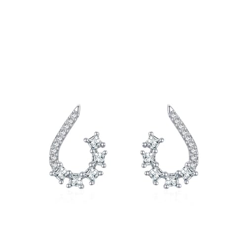 Ohrringe Silber Hochzeit, Ohrhänger Silber 925 Set Geometrisch mit Zirkonia Mama Geschenk Ohrringe Silber Hochzeit, Ohrhänger Silber 925 Set Geometrisch mit Zirkonia Mama Geschenk von Aotiwe