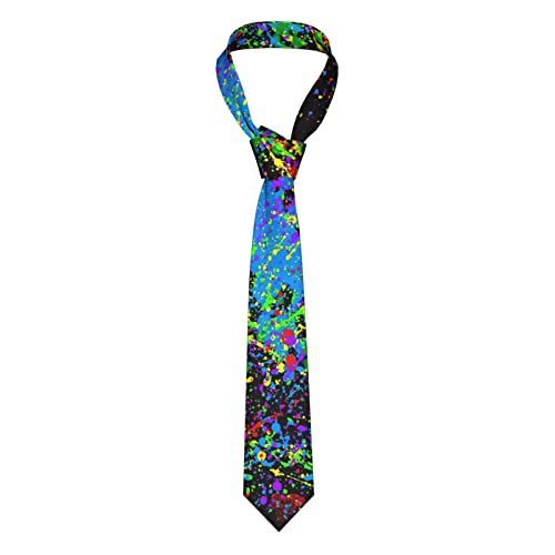 Aotmany Neonfarbene Krawatten, leuchtet im Dunkeln, für Herren, Business-Krawatten, modische Halsbekleidung, Freizeit-Krawatten, Festival-Outfit-Accessoire, Siehe Abbildung, One size Aotmany Neonfarbene Krawatten, leuchtet im Dunkeln, für Herren, Business-Krawatten, modische Halsbekleidung, Freizeit-Krawatten, Festival-Outfit-Accessoire, Siehe Abbildung, One size von Aotmany