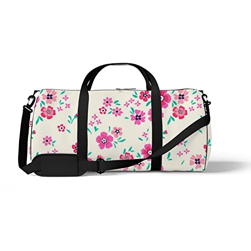 Aotmany Sporttasche für Yoga, Tanzen, Wochenendausflüge, Reisetasche, tropische Palme, Workout, Schultertasche für Damen und Herren, Schöne florale Textur, Einheitsgröße von Aotmany