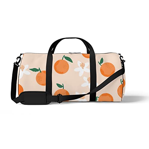 Aotmany Sporttasche für Yoga, Tanzen, Wochenendausflüge, nahtlos, Aquarell-Sonnenblume, Workout, Schultertasche für Damen und Herren, Niedlicher Obstdruck, Einheitsgröße von Aotmany