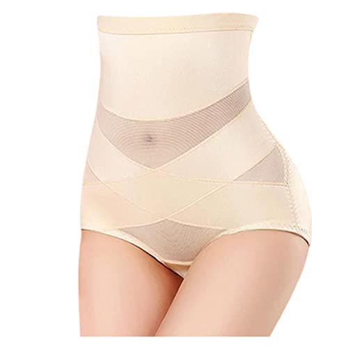 Aouln Damen Shapewear Shorts, Cross-Kompressions-Unterhose, Bauchmuskeln, figurformend, figurformend, schlanker Slip von Aouln