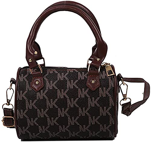 Aoun Damen-Handtasche mit Muster modisch trendig niedlich Mini-Umhängetasche Umhängetasche Handtasche (Braun) von Aoun