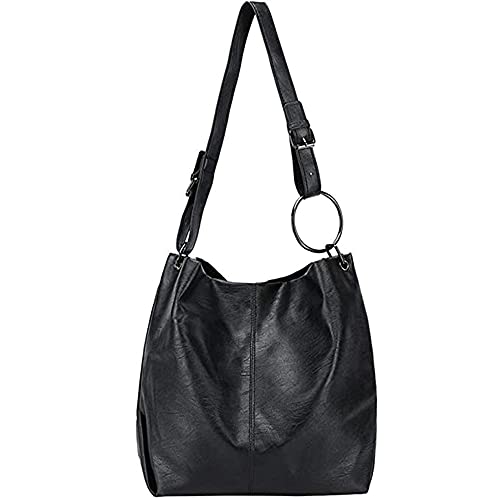 Aoun Große Kapazität weiche Leder Tragetasche modische einfache Handtaschen und Geldbörsen Hobo Taschen für Frauen und Damen von Aoun