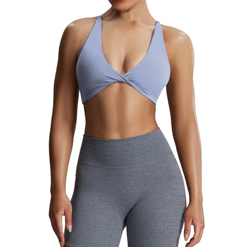 Aoxjox Damen Sienna Low Impact Sport-BH, Lazuli, S Aoxjox Damen Sienna Low Impact Sport-BH, Lazuli, S von Aoxjox