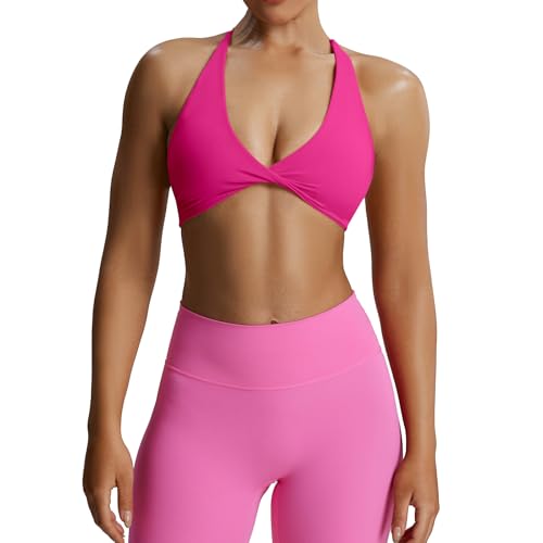Aoxjox Damen Sienna Low Impact Sport-BH, rosarot, S Aoxjox Damen Sienna Low Impact Sport-BH, rosarot, S von Aoxjox