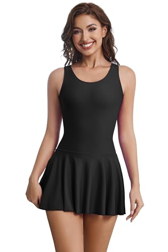 Aoylisey Frauen Tank Ballett Tanz Rock Trikot Gymnastik Ärmellos Bodys Ballerina Outfit HF0366, Schwarz, XL Aoylisey Frauen Tank Ballett Tanz Rock Trikot Gymnastik Ärmellos Bodys Ballerina Outfit HF0366, Schwarz, XL von Aoylisey