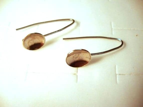 Alltags Ohrringe - Salat Tage Bequem Umweltfreundliches 925 Sterling Silber Aus Recycelten Quellen 10 Mm Kugel Von Mir Handgemacht von ApacheMoon