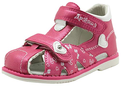 Apakowa Kinderschuhe Mädchen Geschlossene Sandalen Riemchensandalen von Apakowa