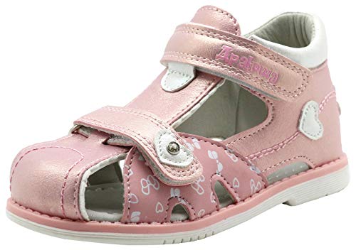 Apakowa Kinderschuhe Mädchen Geschlossene Sandalen Riemchensandalen von Apakowa