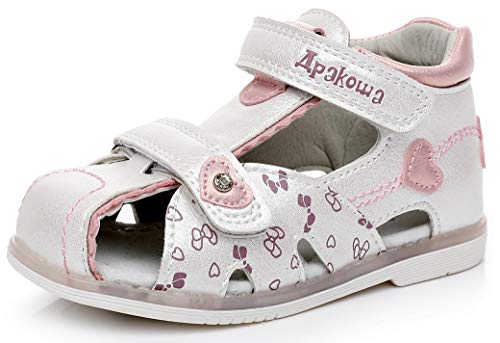 Apakowa Kinderschuhe Mädchen Geschlossene Sandalen Riemchensandalen von Apakowa