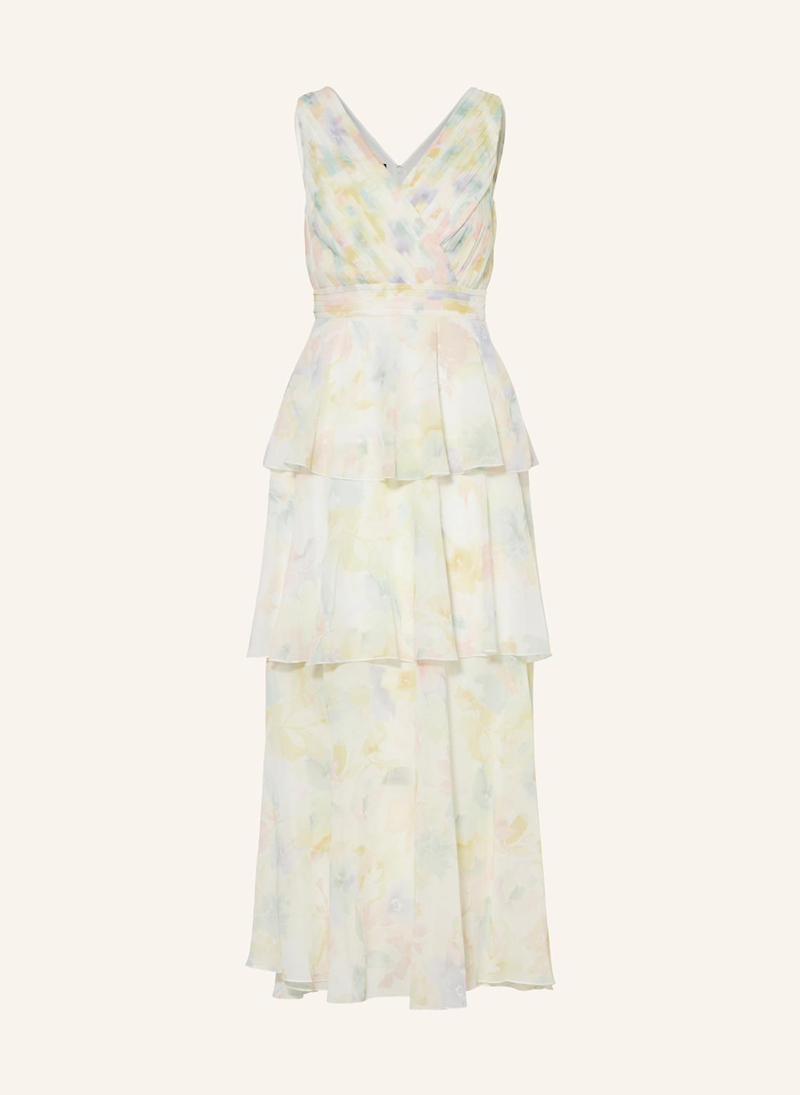 Apart Abendkleid In Wickeloptik gelb von Apart