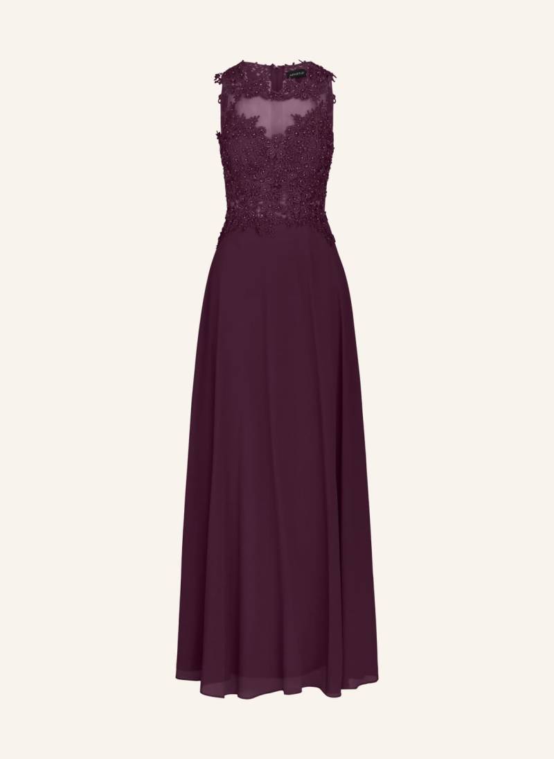 Apart Abendkleid Mit Spitze Und Schmucksteinen rot von Apart