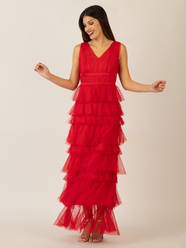 Apart Abendkleid aus Jersey mit Mesh von Apart