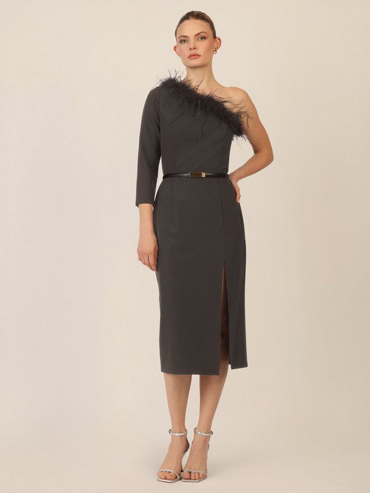 Apart Cocktailkleid mit Federbesatz von Apart