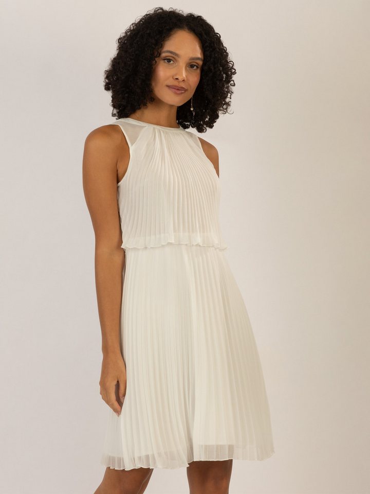 Apart Cocktailkleid mit rundem Ausschnitt und schmalem, sichtbaren Halsring von Apart