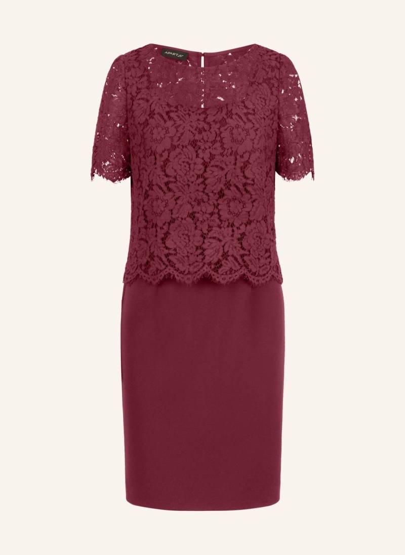 Apart Etuikleid Mit Spitzenjäckchen rot von Apart