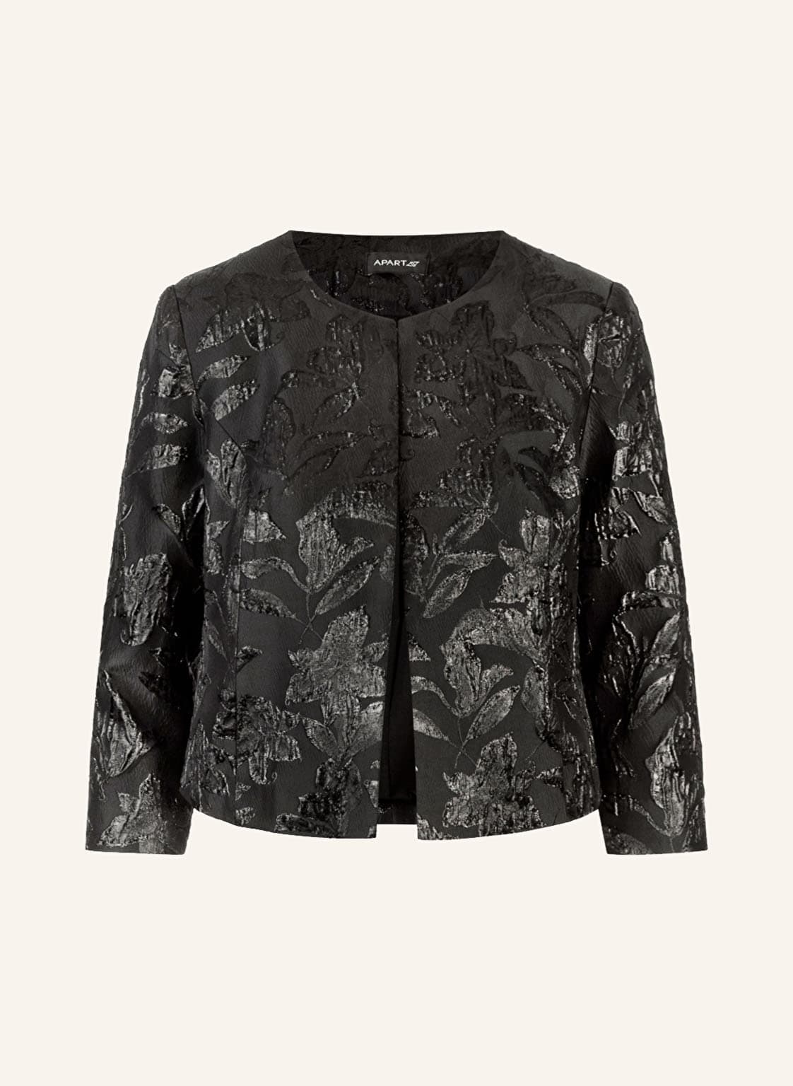 Apart Jacquard-Bolero Mit 3/4-Arm schwarz von Apart