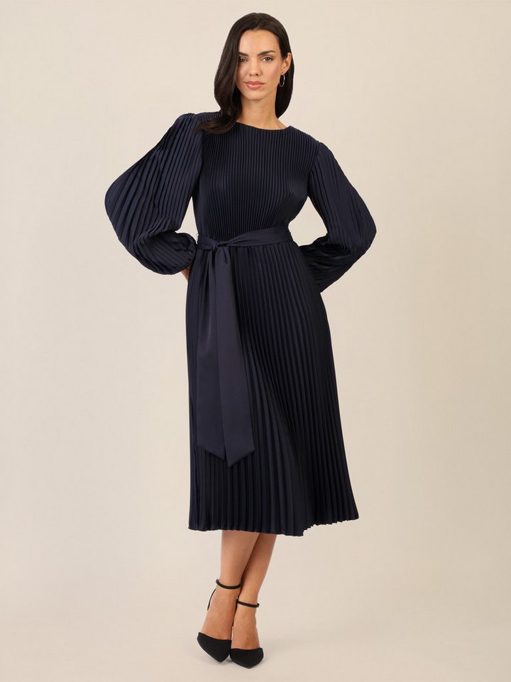 Apart Midikleid mit separatem, breitem Bindegürtel von Apart