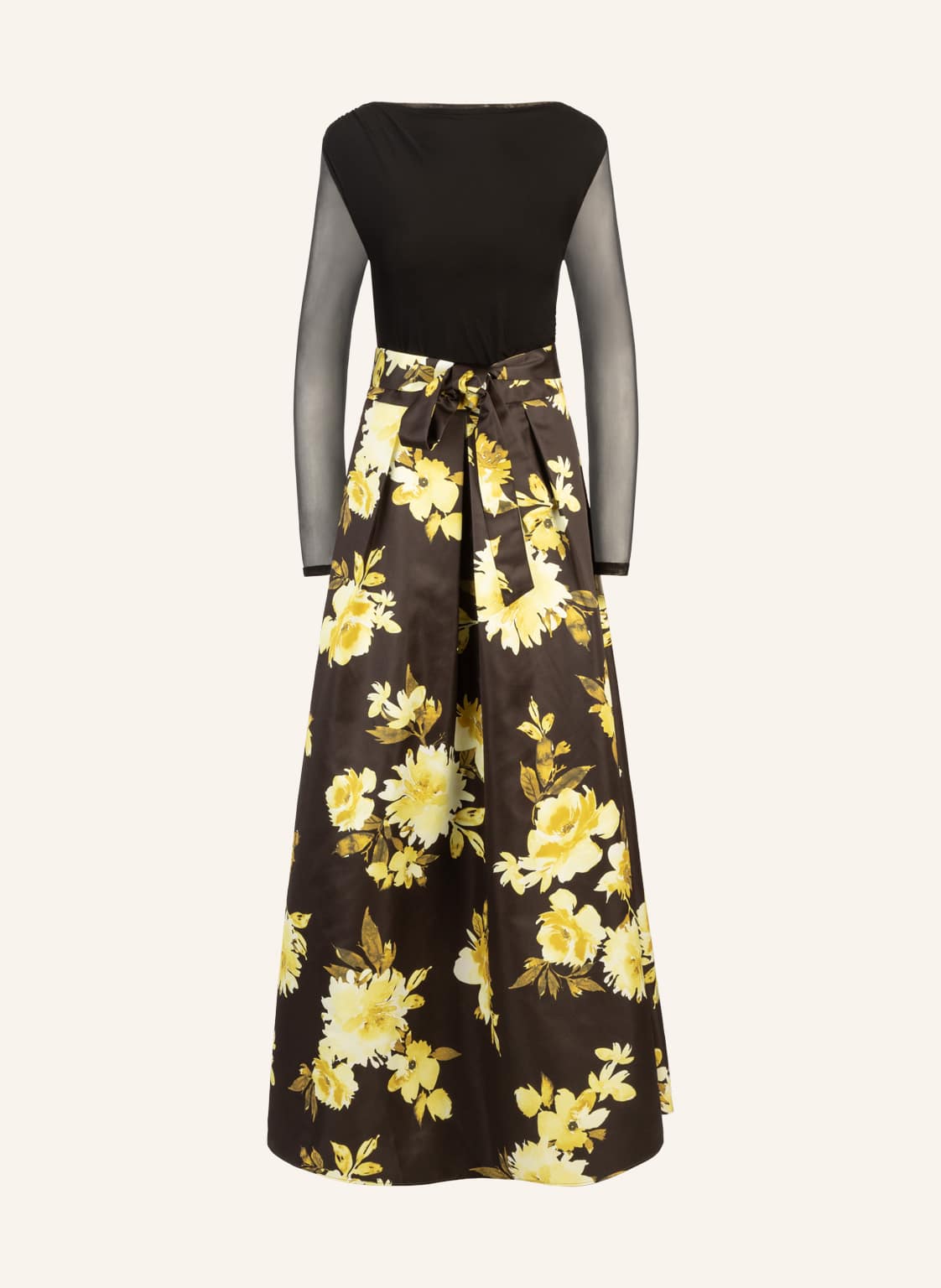 Apart Satin-Meshkleid schwarz Apart Satin-Meshkleid schwarz von Apart