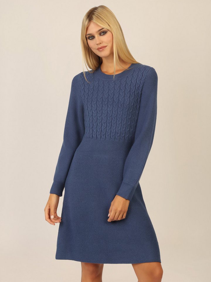 Apart Strickkleid mit Zopfmuster von Apart