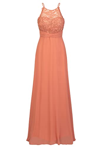 ApartFashion Damen Abend Kleid Formal Night Out Dress, Salmon Pink, 38 EU von ApartFashion