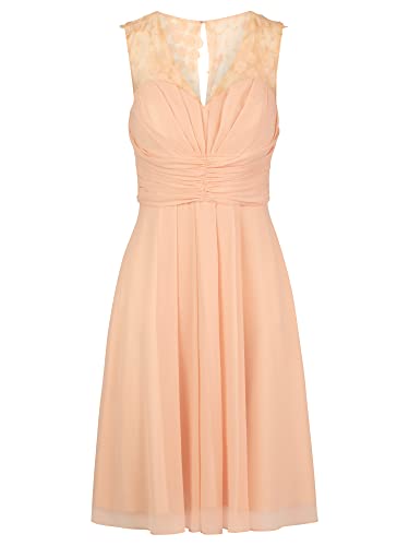 ApartFashion Damen Chiffonkleid Kleid, Apricot, 44 EU von ApartFashion