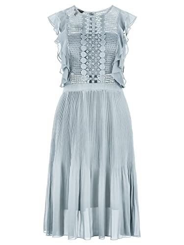 ApartFashion Damen Cocktailkleid Kleid, Light Blue, 36 EU von ApartFashion