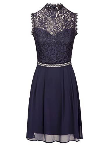 ApartFashion Damen Cocktailkleid Kleid, Navy, 38 EU von ApartFashion