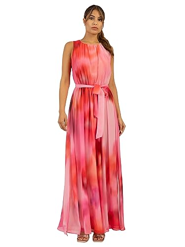 ApartFashion Damen Formales Abendkleid, Rosa/Mehrfarbig, 46 von ApartFashion