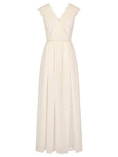 ApartFashion Damen Hochzeitskleid Kleid, Creme, 36 EU von ApartFashion