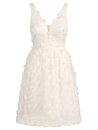 ApartFashion Damen Hochzeitskleid Kleid, Creme, 36 EU von ApartFashion