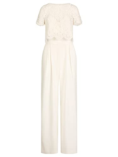 ApartFashion Damen Hochzeitsoverall Overalls, Creme, Normal von ApartFashion