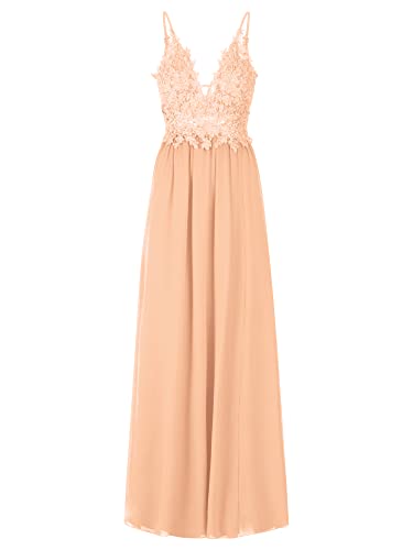 ApartFashion Damen Kleid, Apricot, Normal von ApartFashion