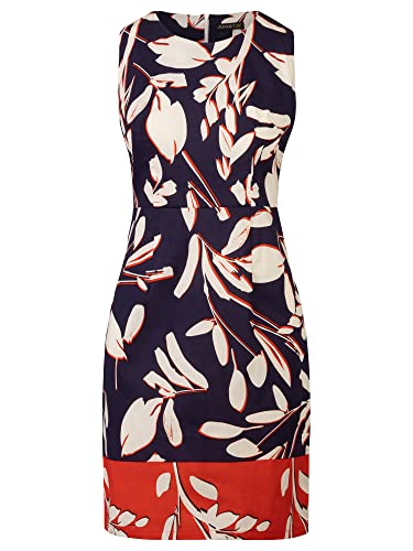 ApartFashion Damen Kleid Dress, Rot-Multicolor, 38 EU von ApartFashion