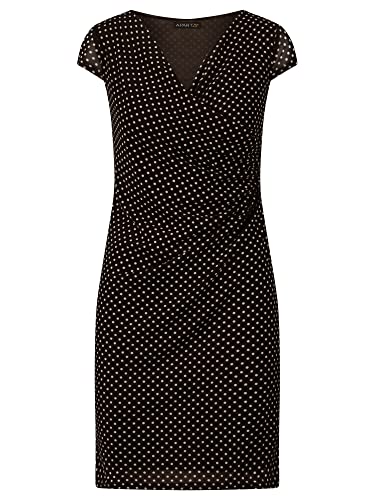 ApartFashion Damen Kleid Dress, Schwarz-Creme, 42 EU von ApartFashion