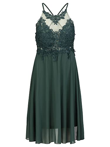 ApartFashion Damen Kleid Dress, Smaragd, 36 EU von ApartFashion