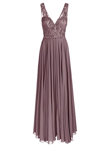 ApartFashion Damen L ssiges Abendkleid, Rosa, XXL EU von ApartFashion