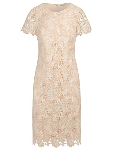 ApartFashion Damen Lace Dress Kleid, Creme-rose, 44 EU von ApartFashion