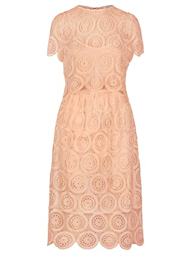 ApartFashion Damen Spitzenkleid Kleid, Apricot, 42 EU von ApartFashion