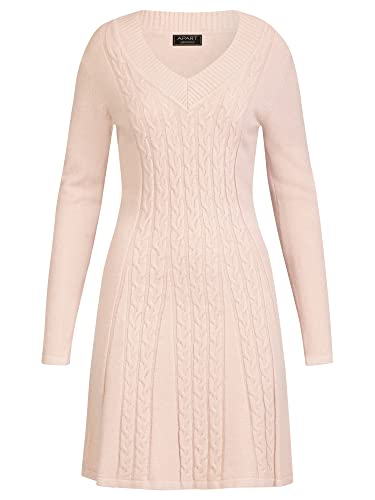 ApartFashion Damen Strickkleid Dress, Rose, 40 EU von ApartFashion