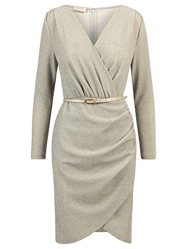 ApartFashion Women's Cocktailkleid, Silber-metallic, 36 von ApartFashion