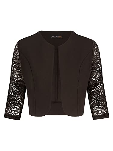 ApartFashion Women's Jerseybolero, schwarz, 40 von ApartFashion