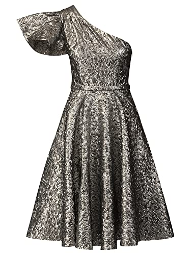 ApartFashion Women's Kleid Dress, Silber, Normal von ApartFashion