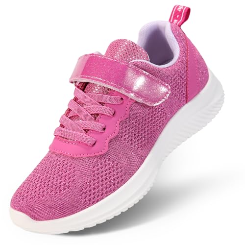 Apawwa Unisex Kinder Schuhe - Jungen Mädchen Sneakers Kinderschuhe für Jungen und Mädchen Kinder Sportschuhe Z2406 Color Fuchsia Size 32 von Apawwa