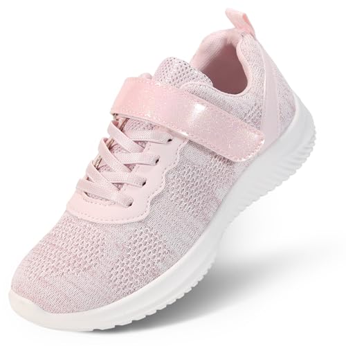 Apawwa Unisex Kinder Schuhe - Jungen Mädchen Sneakers Kinderschuhe für Jungen und Mädchen Kinder Sportschuhe Z2406 Color PInk Size 32 von Apawwa