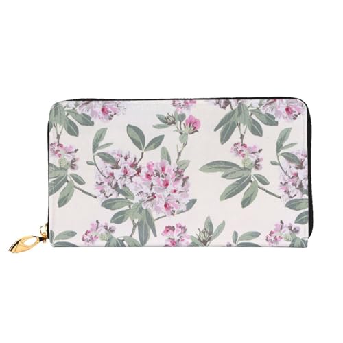 Apbdffjnf Damen-Geldbörse mit Wimpernaufdruck, Leder, lang, Reise-Geldbörse, Kreditkartenhalter, Reißverschluss, Handtasche, Dusky Rose, Einheitsgröße von Apbdffjnf