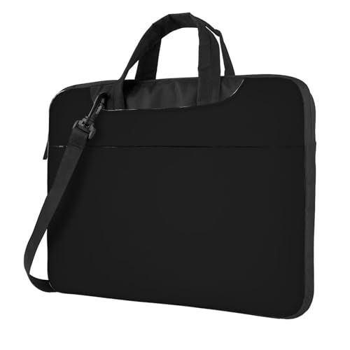 Apbdffjnf Silhouetten von Kampfsport-Laptop-Tasche für Damen und Herren, Laptop-Hülle, Computertasche, Aktentasche, Schultertasche mit Gurt, 33 - 35,6 cm (13 - 14 - 15,6 Zoll), Schwarz , 15.6 inch von Apbdffjnf